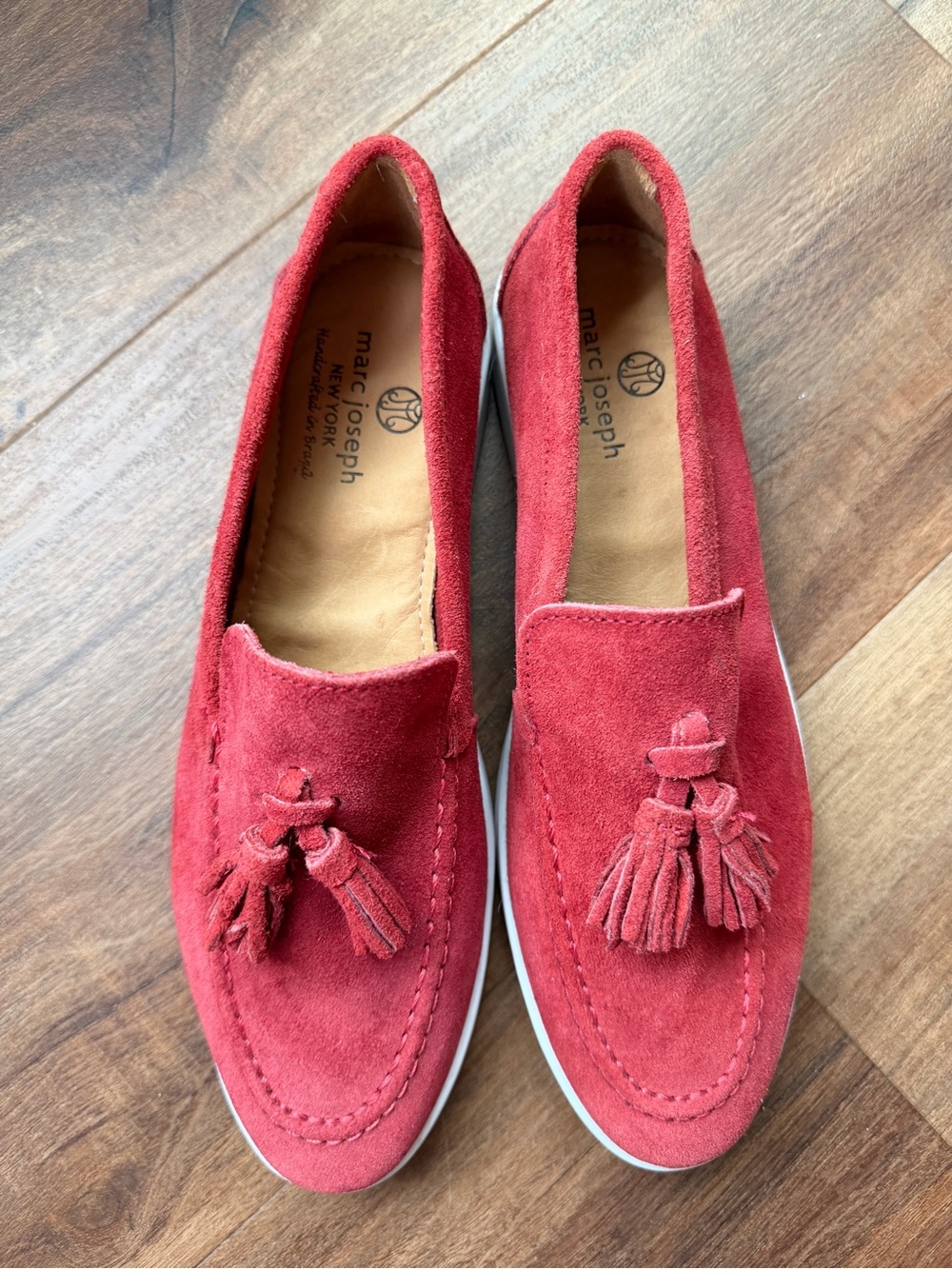 Marc Joseph New York Red Loafers